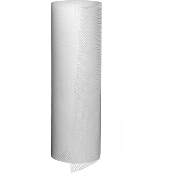 TrueCraftware- 2' x 40' Shelf Liner Clear Color Polyethylene Bar Liner- Non-Adhesive Liners Smooth Surface Plastic Liners Protect Kitchen Cabinets and Cupboard Drawers Easy Install Breathable Mat