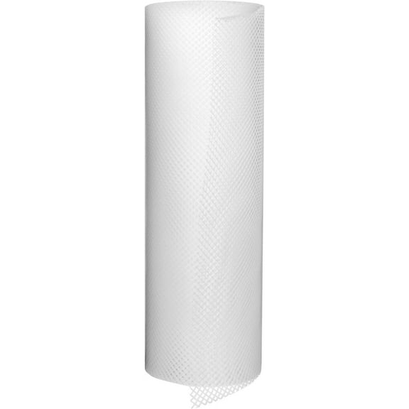TrueCraftware- 2' x 40' Shelf Liner White Color Polyethylene Bar Liner- Non-Adhesive Liners Smooth Surface Plastic Liners Protect Kitchen Cabinets and Cupboard Drawers Easy Install Breathable Mat