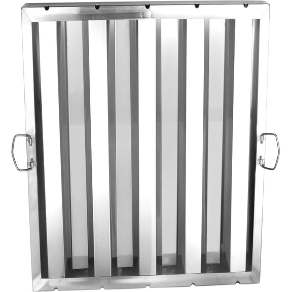 TrueCraftware- 20" W x 25" H Stainless Steel Commercial Kitchen Hood Filter- Restaurant Hood Filters Range Hood Filter Range Hood Baffle Grease Filter for Restaurant Kitchen Exhaust Hoods