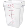 thumbnail image 1 of TrueCraftware- 22 Qt. Polycarbonate Square Food Storage Container Clear- Space Saving Food Storage Container Meal Prep Pantry Storage Container Reusable for Kitchen Organization Dishwasher Safe, 1 of 5