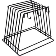 TrueCraftware- 24" x 18" x 1/2" Heavy Duty Wire Frame Cutting Board Rack Fits 6 Boards and 6 Brushes Cutting Board- Storage Cutting Board Rack Chopping Board Organizer Stand Holder Kitchen