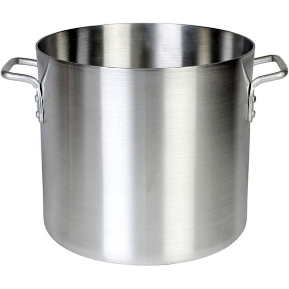 TrueCraftware 32 qt. Aluminum Stock Pot- Multipurpose Pot for Pasta Soup Pot Large Stockpot Stew Pot Simmering Pot Dishwasher Safe, NSF Certified