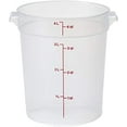 thumbnail image 1 of TrueCraftware- 4 Qt. Round Food Storage Container Translucent Polypropylene- Space Saving Food Storage Container Meal Prep Pantry Storage Container Reusable for Kitchen Organization Dishwasher Safe, 1 of 5