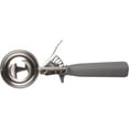 thumbnail image 1 of TrueCraftware – 4- ounce Stainless Steel Disher, Size 8, Triangle Handle, Grey, NSF Certified, 1 of 4