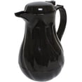 thumbnail image 1 of TrueCraftware- 42 oz/ 1.24 L Swirl Double Wall Insulated Beverage Server Black Color- Thermal Coffee Carafe/Server Plastic Built-in Front ID Tag (3 included) NSF Certified Hot Beverage Dispenser, 1 of 7