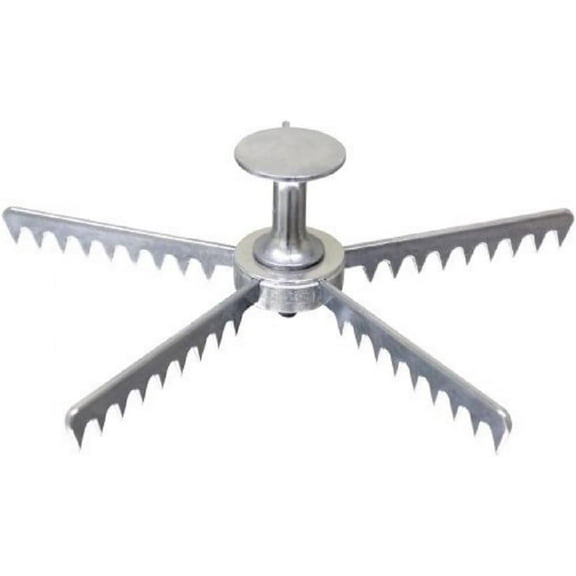 TrueCraftware- 5-Cut Aluminum Pie and Cake Marker- Guideline and Portion Divider  Pie and Cake Marker Slice Marker Equal Portion for Birthday Anniversary Christmas Gift