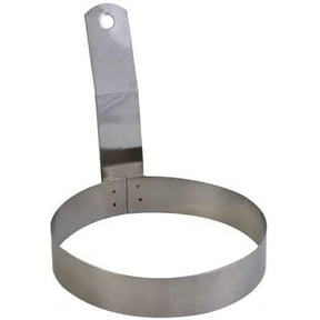 TrueCraftware 5- Diameter Round Egg Ring, Stainless Steel