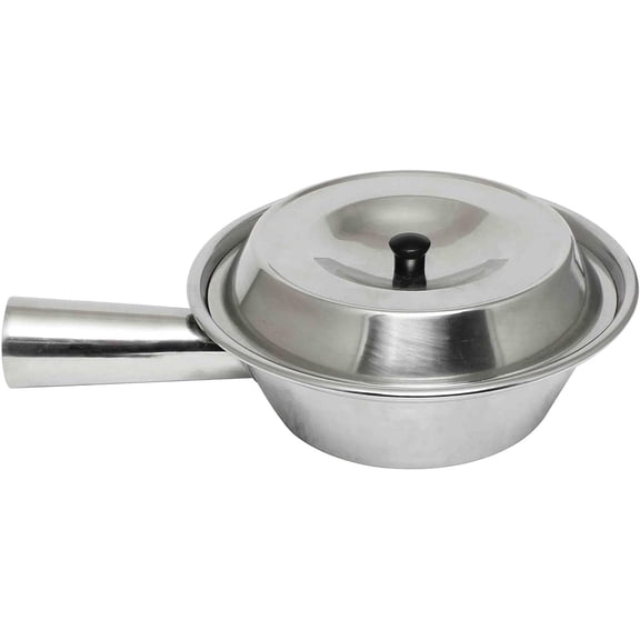 TrueCraftware- 7-1/4 Stainless Steel Pot with Lid- Stock Pot Soup Pot Cooking Pot Casserole Dish with Lid Cookware Multipurpose Cookware Pot for Soup Pot Sauce pot Stew Pot Simmering Pot