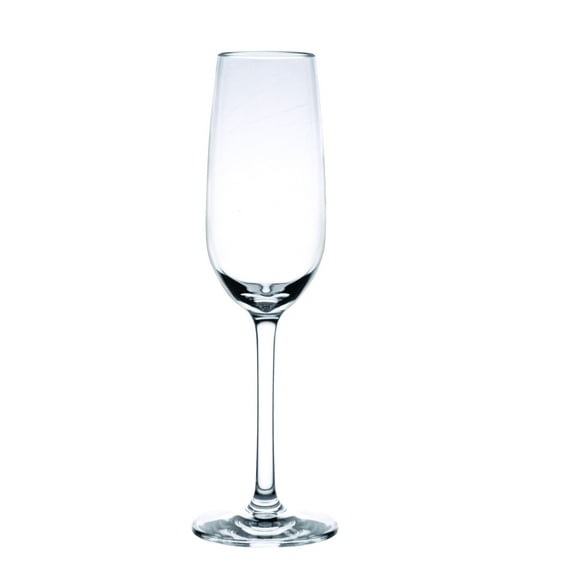 TrueCraftware- 7 oz Polycarbonate Champagne Glass Clear Color- Plastic Stemware Wine Glass Red Wine Glass Drinking Glass Toasting Glass Cocktail Cup Drinkware Ideal for Party Wedding Birthday