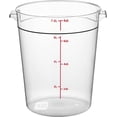 thumbnail image 1 of TrueCraftware- 8 Qt. Round Food Storage Container Clear Polycarbonate- Space Saving Food Storage Container Meal Prep Pantry Storage Containers Reusable for Kitchen Organization Dishwasher Safe, 1 of 5