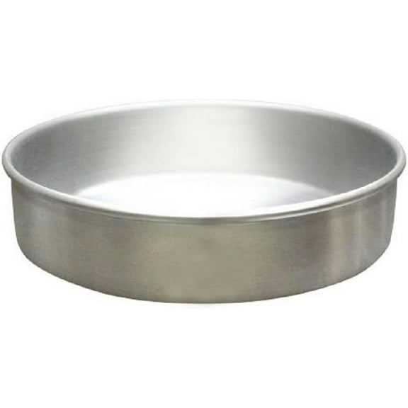 TrueCraftware- 8" X 2" Aluminum Round Layer Cake Baking Pan 1.0MM- Bakeware for Cake Pizza Layer Cake Pans Easy Releasing Cake Baking Pans Circle Cake Pans Cake Tin Cheesecake Mold