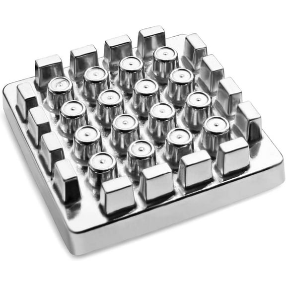 TrueCraftware - Commercial Grade 1/2 Pusher Block for French Fry Cutter Replacement, Aluminum Frame with Stainless Steel Blade