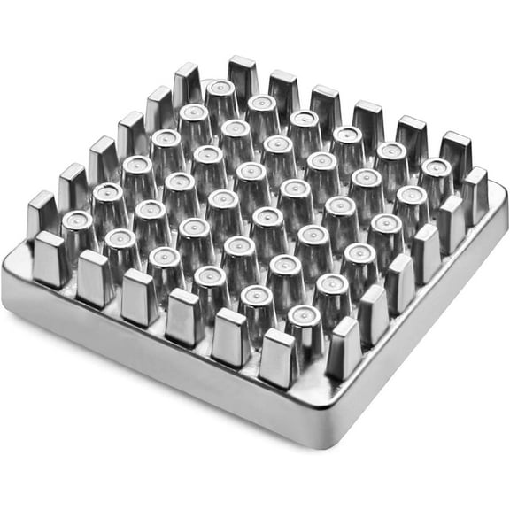 TrueCraftware - Commercial Grade 3/8 Pusher Block for French Fry Cutter Replacement, Aluminum Frame with Stainless Steel Blade