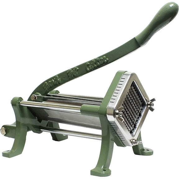 TrueCraftware - Commercial Grade French Fry Cutter - Potato Slicer - Machine with 1/4" Cut Blade and Pusher