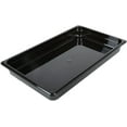 thumbnail image 1 of TrueCraftware- Full Size 2-1/2” Deep Food Pan Polycarbonate Black Color- Food Storage Containers Plastic Food Pan Restaurant Commercial Hotel Pans for Food Prep Fruits Vegetables Beans Corns, 1 of 5