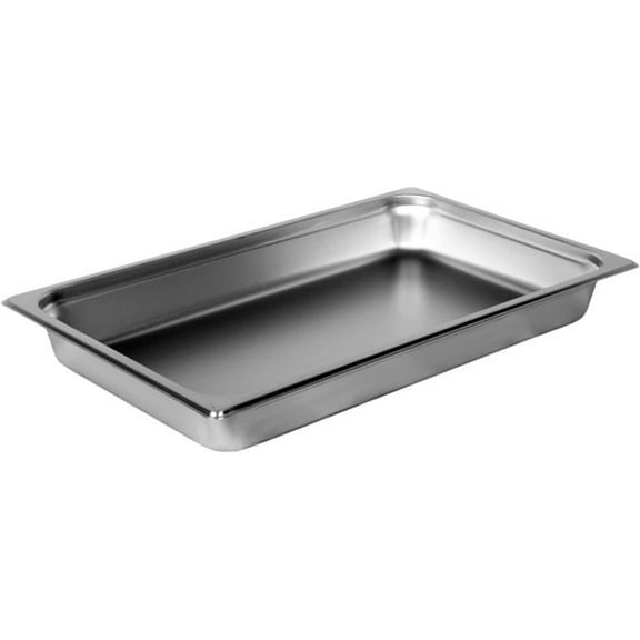TrueCraftware -Full Size 2-1/2" Deep Stainless Steel Anti-Jamming Steam Pan 24 Gauge- Steam Food Pan Anti-Jam Steam Table Hotel Pan for Restaurant Family Events Personal Catering Use
