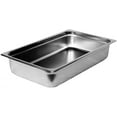 thumbnail image 1 of TrueCraftware- Full Size 4" Deep Stainless Steel Anti-Jamming Steam Pan 25 Gauge- Steam Food Pan Anti-Jam Steam Table Hotel Pan for Restaurant Family Events Personal Catering Use, 1 of 6