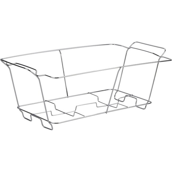 TrueCraftware- Full Size Chrome Wire Chafer Stand for Disposable Pans Chrome Plated- Food Warmer Chafers and Buffet Warmer Stand for Catering Event Party Holiday Buffet Weddings Catering