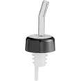 thumbnail image 1 of TrueCraftware- Set of 12 Clear Flow Liquor Pourer with Black Collar Acrylonitrile- Liquor Bottle Pourers Shot Dispenser Liquor Bottle Pourers Alcohol Pourers Bar Bartender Accessories, 1 of 6