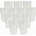 thumbnail image 1 of TrueCraftware- Set of 12 Diamond 12 oz. Tumbler/Drinking Cups Clear Polycarbonate-Premium Iced Tea Glasses Stackable Reusable Dishwasher Safe Break-Resistant for Home and Restaurants, 1 of 6
