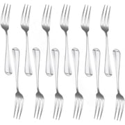 TrueCraftware- Set of 12 Stainless Steel Dakota Three-Tine Dinner Fork - Stainless Steel Flatware Cutlery Kitchen Tableware Set for Home and Restaurant Table Forks Flatware Forks Silverware Forks