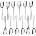 thumbnail image 1 of TrueCraftware- Set of 12 Stainless Steel Domilion Heavy Teaspoon- Stainless Steel Flatware Cutlery Kitchen Tableware for Home Restaurant for Stirring Coffee Dessert Cake Ice Cream Cappuccino, 1 of 7