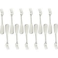 thumbnail image 1 of TrueCraftware- Set of 12 Stainless Steel Simplicity Oyster Fork- Stainless Steel Flatware Cutlery Kitchen Tableware Set for Home and Restaurant Appetizer Seafood Forks Silverware, 1 of 6