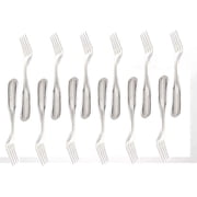 TrueCraftware- Set of 12 Stainless Steel Simplicity Table Fork- Stainless Steel Flatware Cutlery Kitchen Tableware Set for Home and Restaurant Flatware Forks Silverware Forks Table Forks Silverware