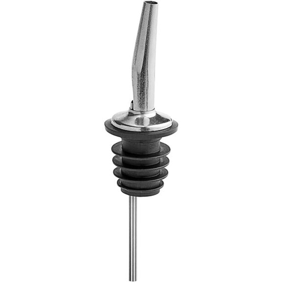 TrueCraftware- Set of 12 Stainless Steel Tapered Liquor Pourer Medium Flow- Cocktail Shot Dispenser Liquor Bottle Pourers Spouts Alcohol Liquor Pourers Bar Bartender Accessories