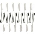 thumbnail image 1 of TrueCraftware- Set of 12 Stainless Steel Wilshire Butter Knife- Stainless Steel Flatware Cutlery Kitchen Tableware Set for Home and Restaurant Butter Knife Spreader Butter Knifes, 1 of 6