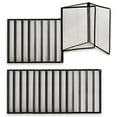 thumbnail image 1 of TrueCraftware-Set of 15 Black 8-1/2” x 11” Triple Fold Restaurant Menu Covers 3 Page 6 View Crystal Clear Menu Folder Menu Book Holders for Bar Café Restaurant Book, 1 of 6