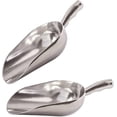 thumbnail image 1 of TrueCraftware-Set of 2 Aluminum 12 oz. Round Bottom Utility Scoop- Bar Ice Flour Utility Scoop Ice Scooper for Ice Maker Small Food Scoops for Bar Restaurant Party Wedding, 1 of 6