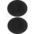 thumbnail image 1 of TrueCraftware- Set of 2 Oval 22" x 27" Serving Tray Fiberglass Black- Oval Tray Non Slip Surface Plastic Food Meals Server Tray with Raised Edges for Home Kitchen Restaurant Cafeteria Bar Hotel, 1 of 5