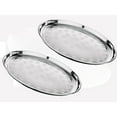 thumbnail image 1 of TrueCraftware- Set of 2 Round 16” Serving Tray Stainless Steel with Narrow Rim- Display Tray Serving Platter for Parties Serve Appetizers Fruit & Desserts for Home Restaurant Buffet Banquet, 1 of 6