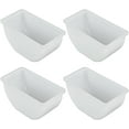 thumbnail image 1 of TrueCraftware- Set of 4 Condiment Replacement Insert 1 Pint 5-3/4" x 3" x 3"-Condiment Dispenser Serving Container Garnish Tray Bar Caddy Condiment Server Caddy Garnish Holder for Home Work, 1 of 6
