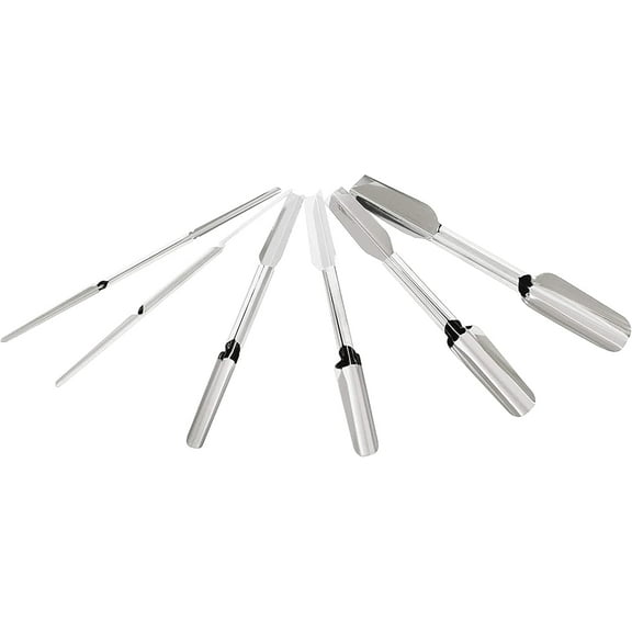 TrueCraftware- Set of 6 Stainless Steel Carving Knife Garnishing- Fruit Carving Knife Vegetable Fruit Culinary Kitchen Sculpting Modeling Tools Fruit & Vegetable Carving Tool for Garnishing