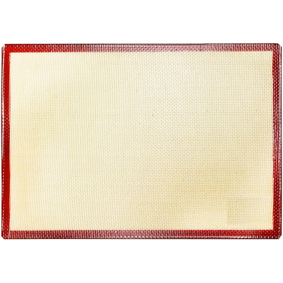 TrueCraftware- Silicone Rectangular Baking Mat 14-5/8" x 20-1/2" fits 2/3 Size Sheet Pan -Nonstick Baking Mat Counter Mat Dough Rolling Mat Oven Liner Reusable