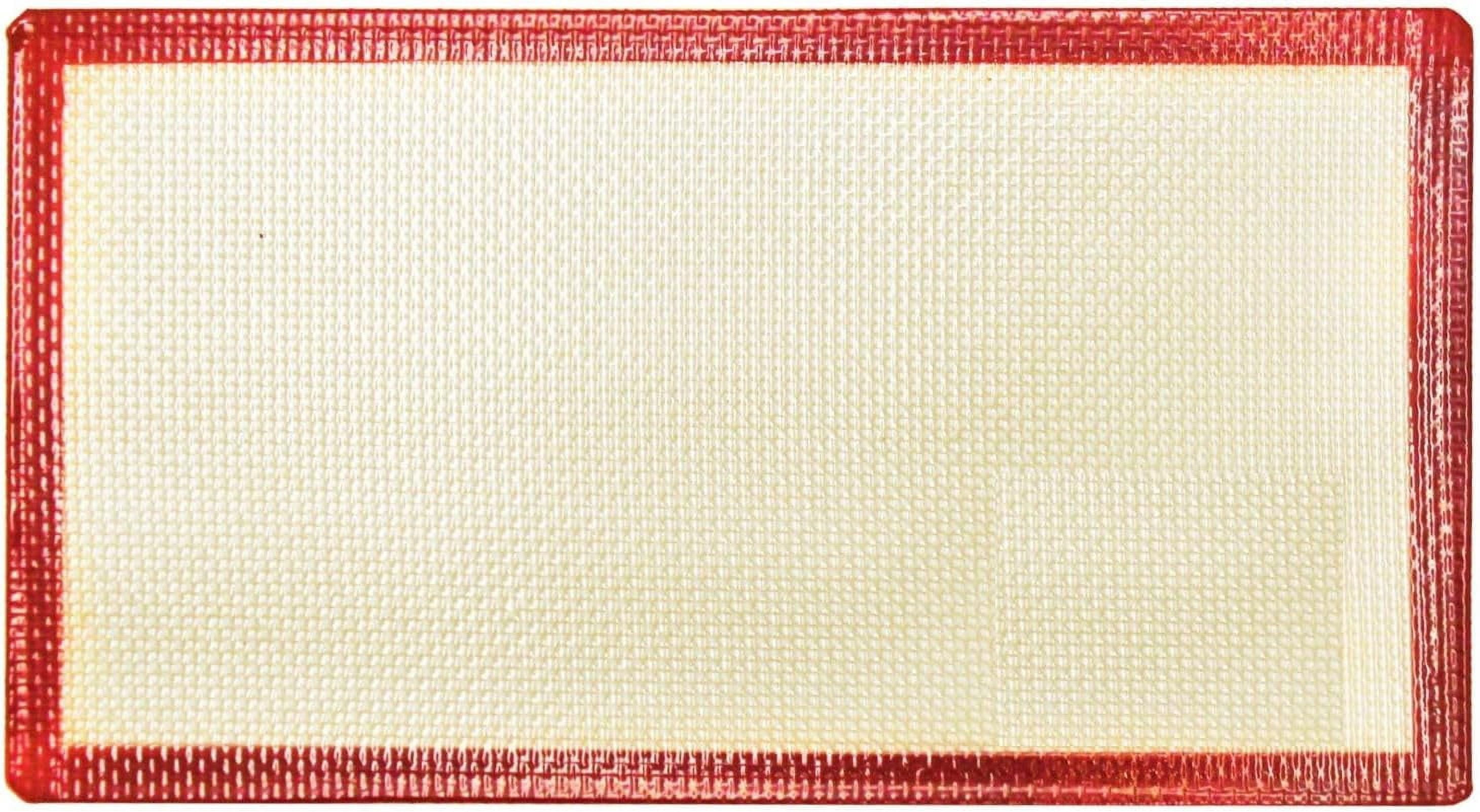 TrueCraftware- Silicone Rectangular Baking Mat 4-3/4" x 8-3/4" fits 1/8 Size Sheet Pan -Nonstick Baking Mat Counter Mat Dough Rolling Mat Oven Liner Reusable Oven Mat