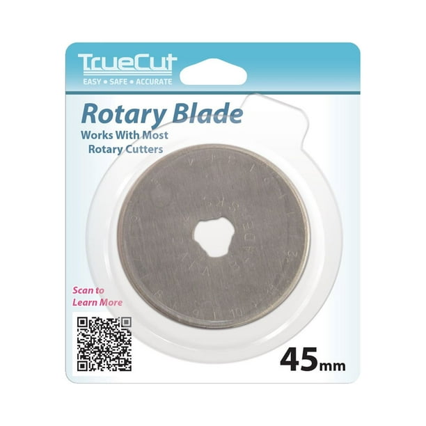 TrueCut Rotary Cutter Replacement Blades, 45mm, 2pk