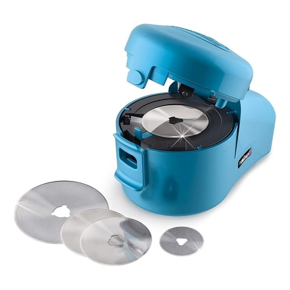 TrueCut TrueSharp 2 Cutter Blade Sharpener Fast, Easy Grit Sharpener for 28mm, 45mm & 60mm Blades Quilting and Sewing Tool