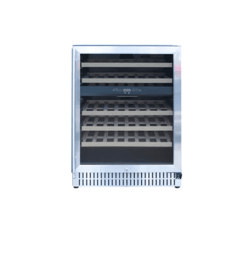 TrueFlame 24-inch Outdoor Rated Dual Zone Wine Cooler - TF-RFR-24WD