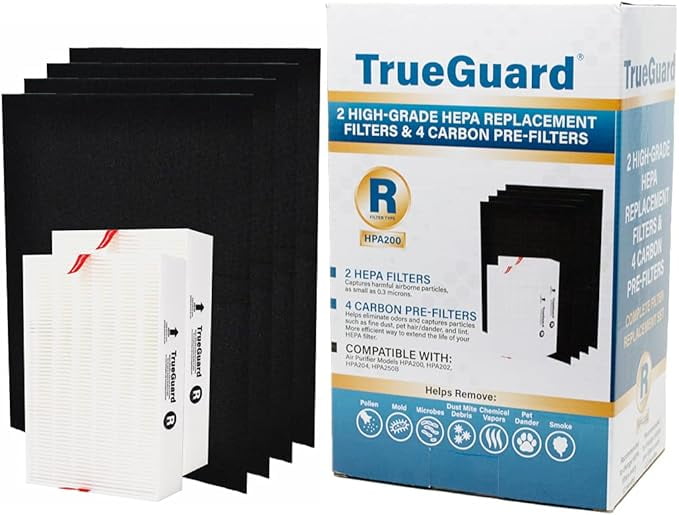 TrueGuard HEPA and Carbon Air Purifier Filter Set