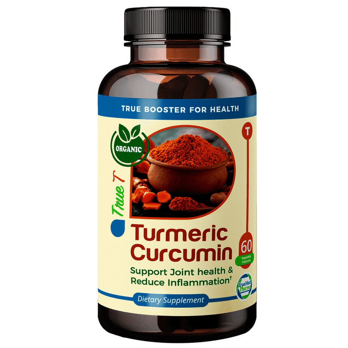 TrueMed Turmeric Curcumin Dietary Supplements, Joint Health Support