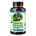 TrueMed Vitamin D3 K2 5000 IU 125 Mcg Vitamin D, MK7 Vitamin K2