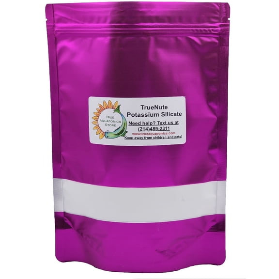TrueNute Potassium Silicate for Aquaponics, Hydroponics, Soil and Foliar Spray. for Plants, PH UP, Stronger Than Liquid (1 Pound)