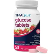 TruePlus Glucose Tablets - Raspberry