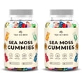 thumbnail image 1 of TrueSeaMoss Irish Sea Moss Gummies with Burdock Root & Bladderwrack – Multiflavor Vegan Seamoss Supplement for Women, Men & Kids – 120 Sea Moss Gummies, 1 of 9