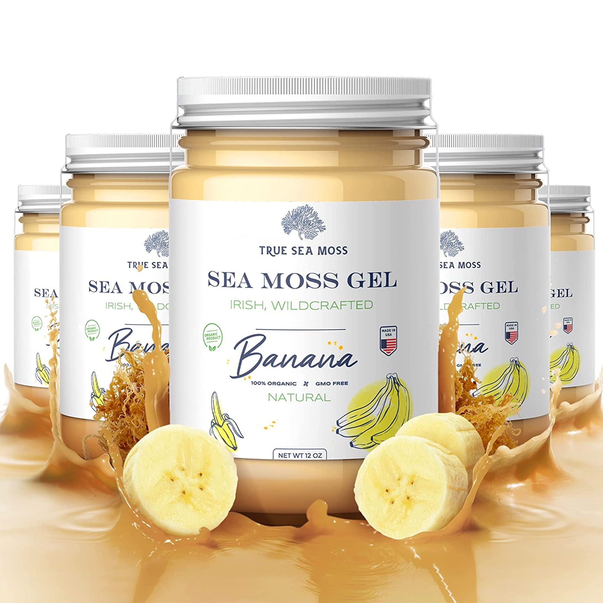 TrueSeaMoss Wildcrafted Irish Sea Moss Gel Nutritious Raw Seamoss