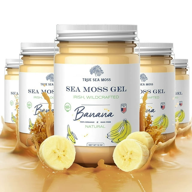 TrueSeaMoss Wildcrafted Irish Sea Moss Gel Nutritious Raw Seamoss