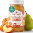 thumbnail image 1 of TrueSeaMoss Wildcrafted Irish Sea Moss Gel – Pear&Peach, 1 Pack, Natural Seamoss – 16 fl oz Flavored Seaweed Snack, 1 of 5